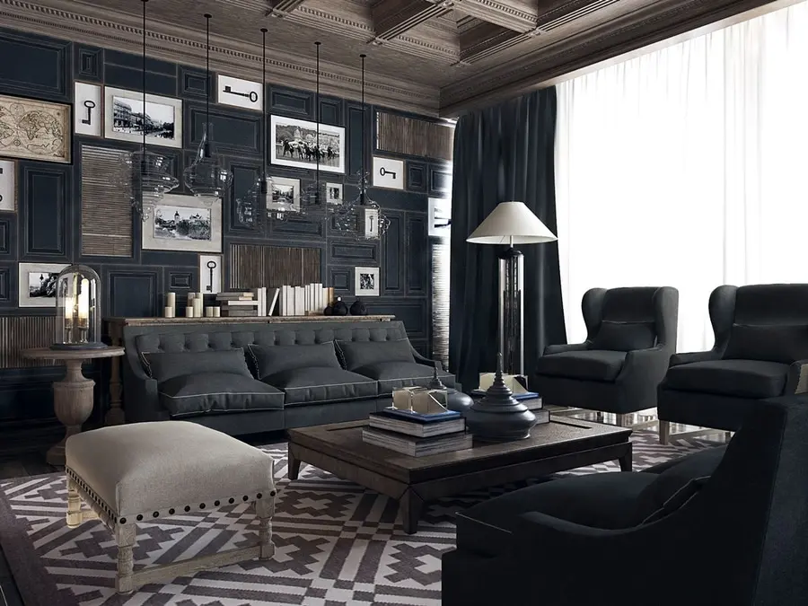 Modern interior: styles, ideas: art deco, neoclassicism, hi-tech