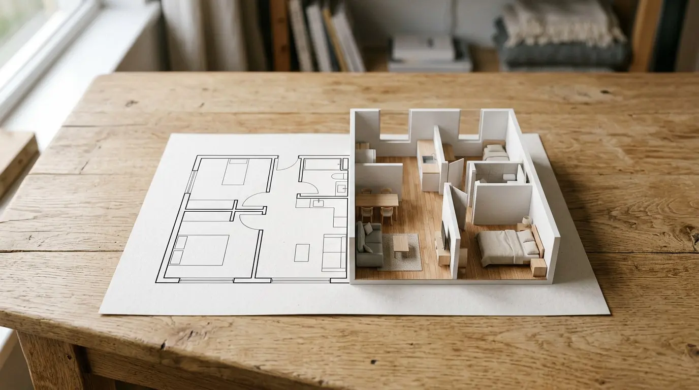How to Convert a 2D Floor Plan to 3D from a Photo or PDF