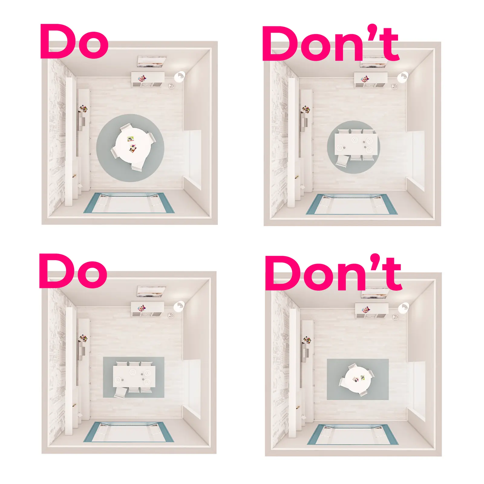 Guide to the perfect rug placement