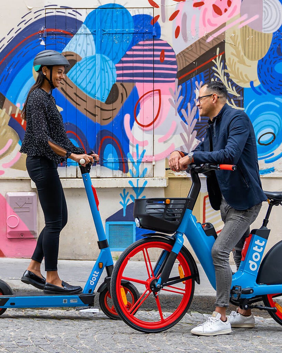 Urban mobility scene