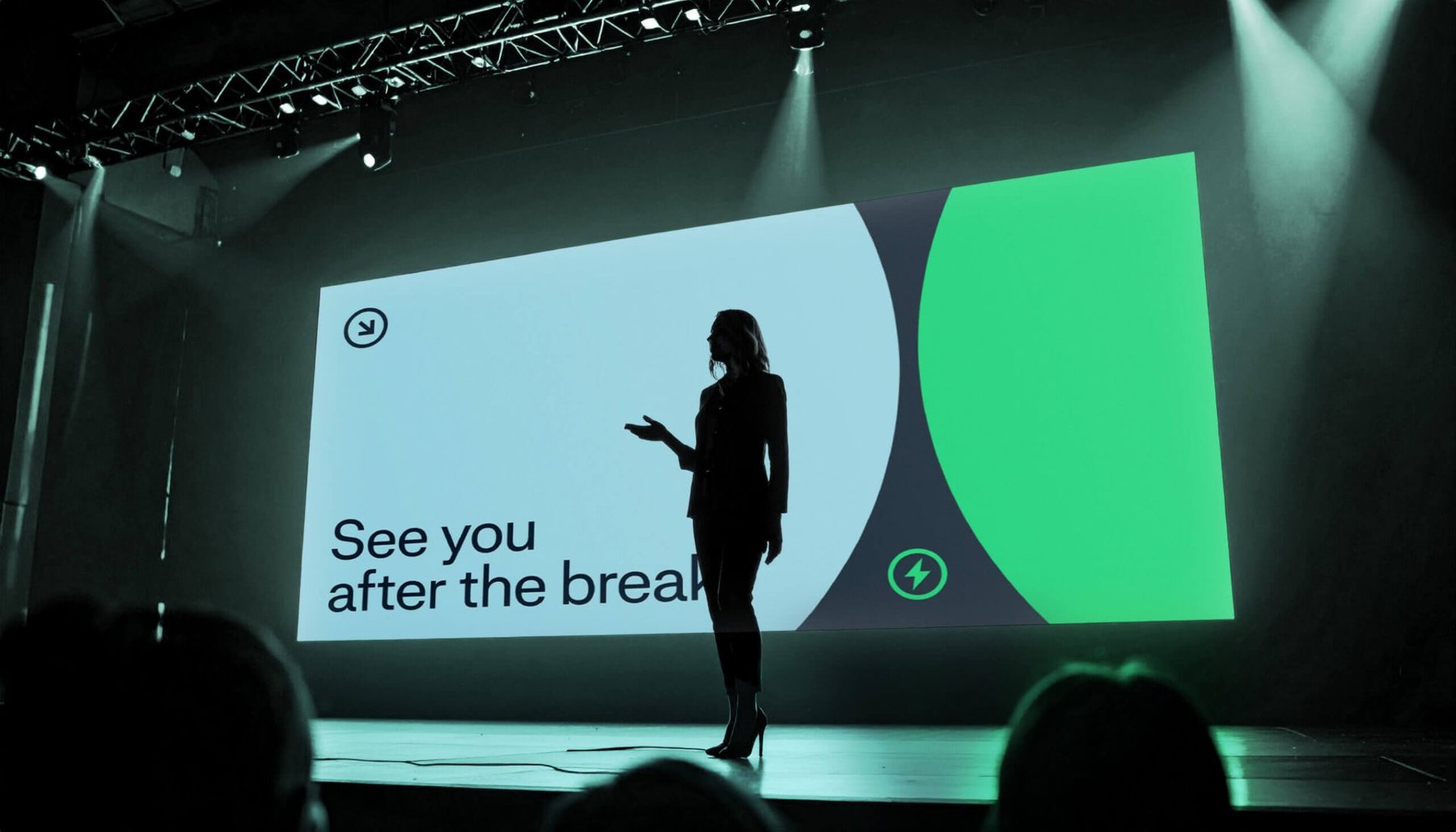 Adyen Sales Event: See you after the break stage visual