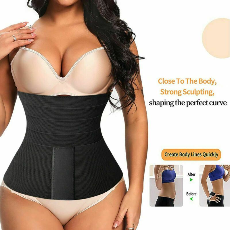 TikTok Snatch Me Up Bandage Wraps Lumbar Waist Support Sauna Belt Body Shaper