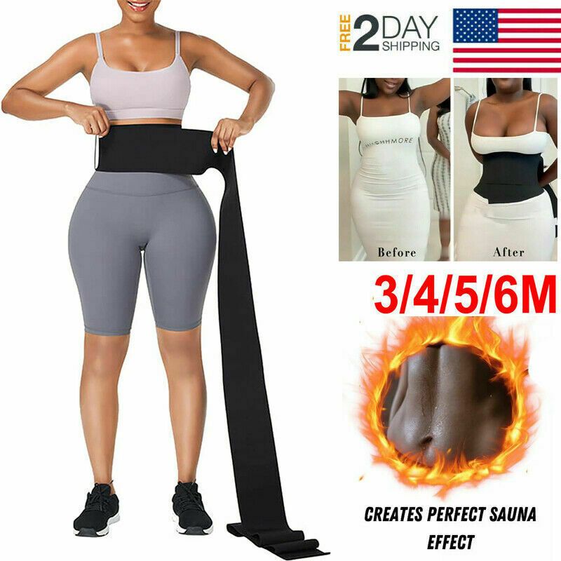 TikTok Snatch Me Up Bandage Wraps Lumbar Waist Support Sauna Belt Body Shaper