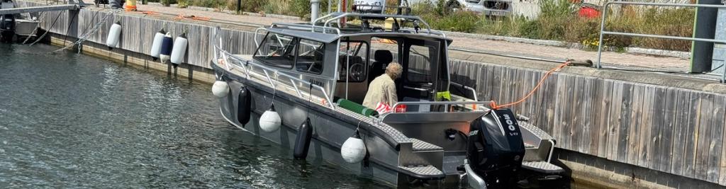 Från A till Ön. Här med start i Rindö hamn.