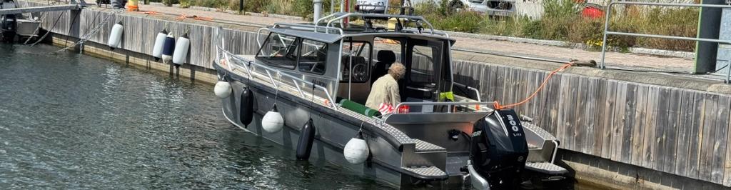 Från A till Ön. Här med start i Rindö hamn.