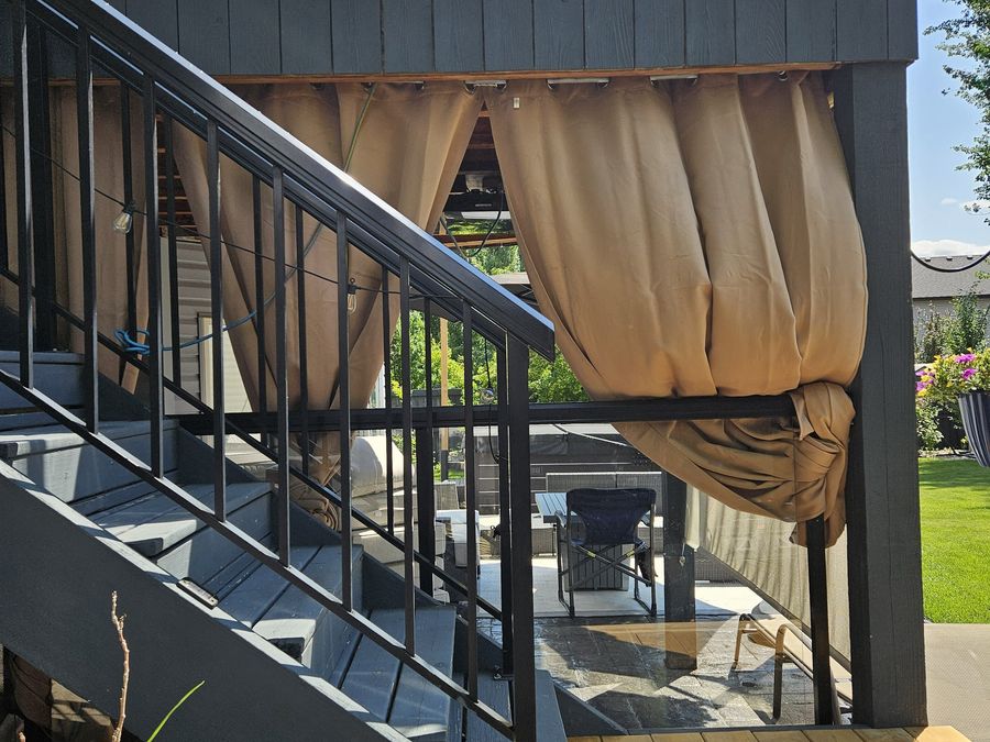 Patio Enclosure - Outside - before