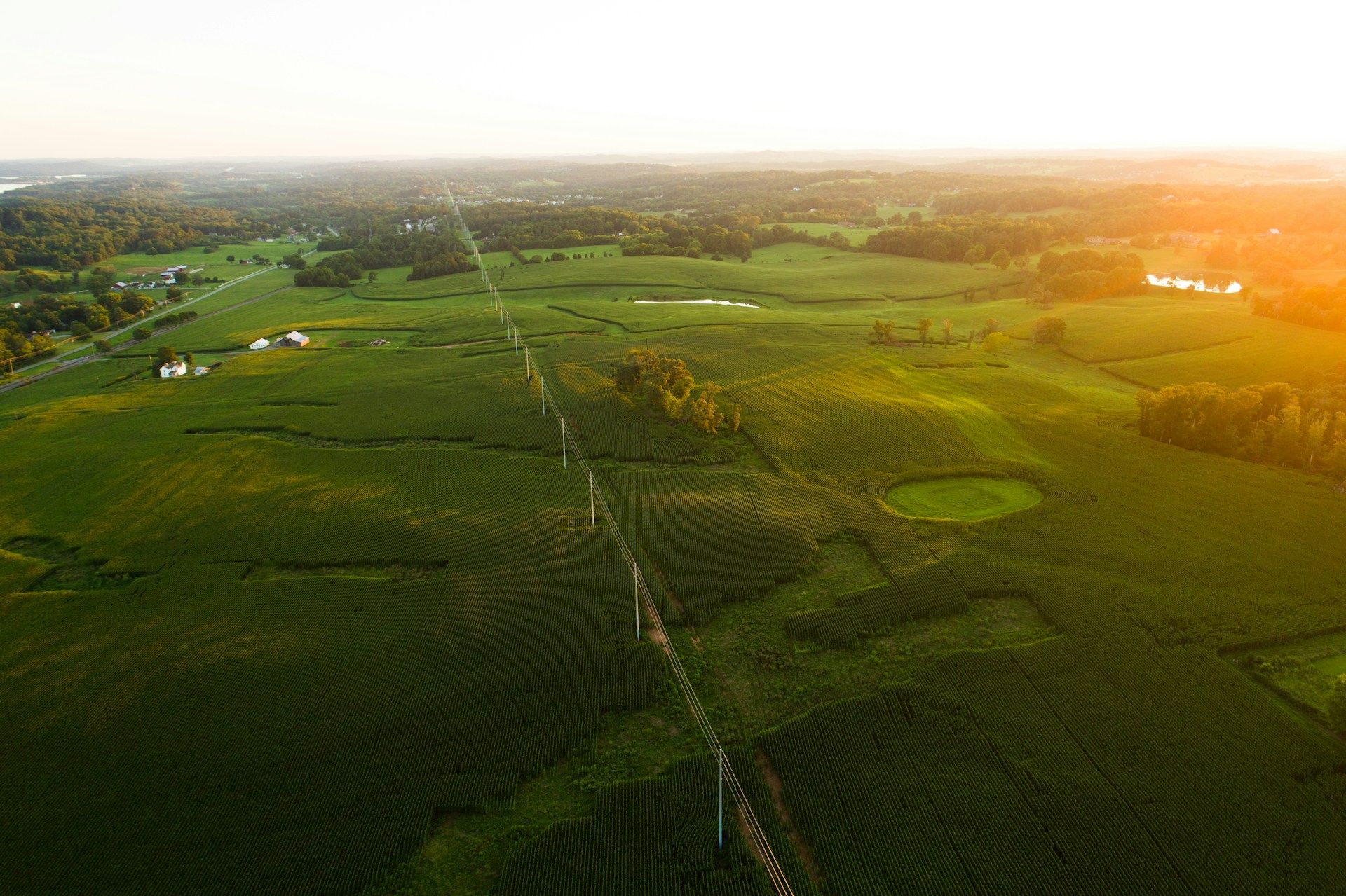 A large open field in Knoxville, Tennessee, United States