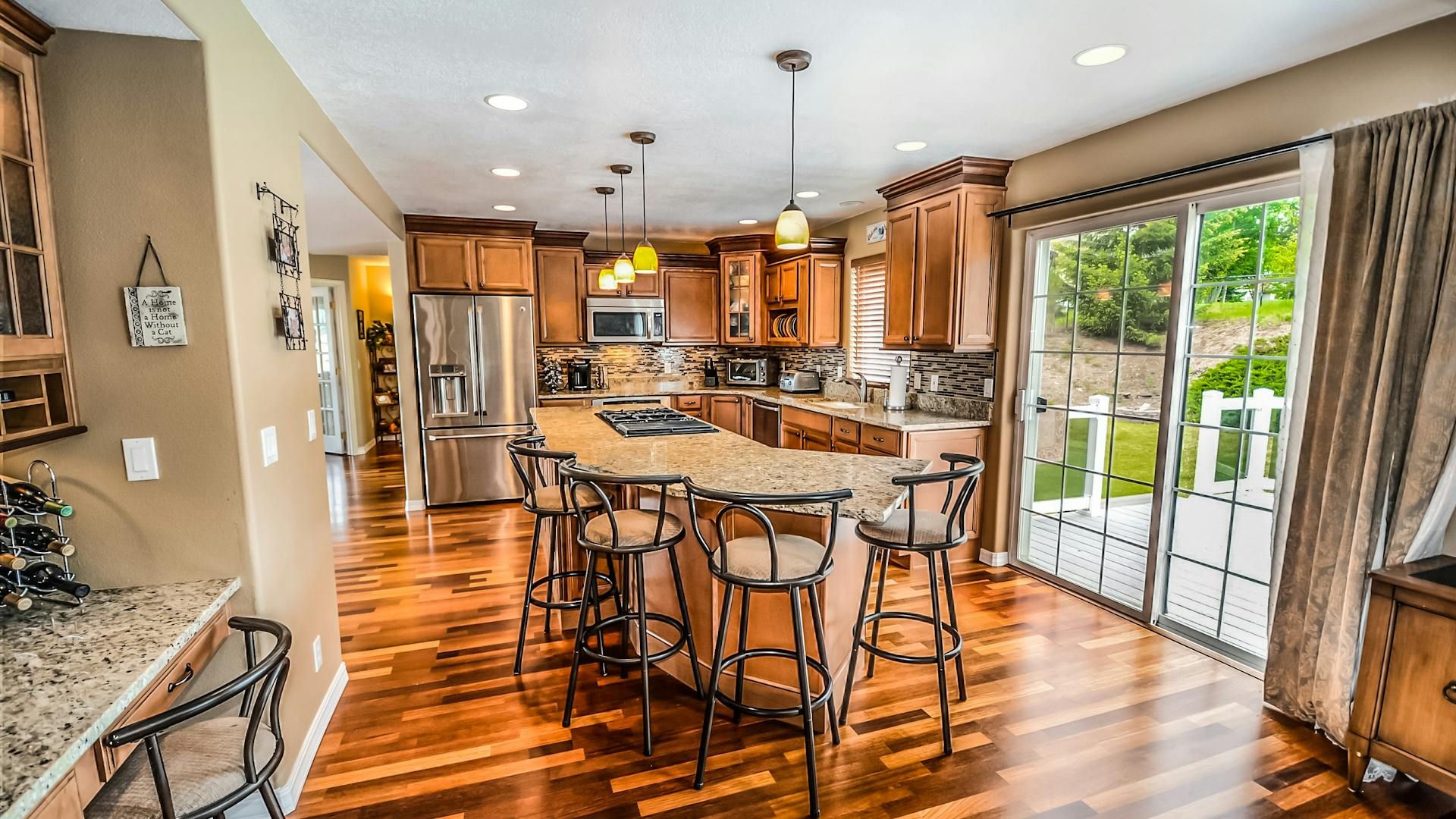 Kitchen Island and Barstools