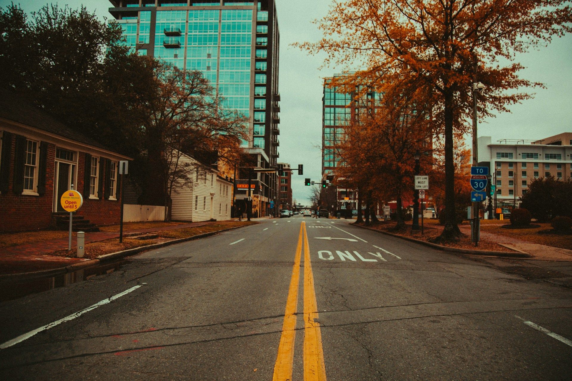 This photo was taken in downtown Little Rock, Arkansas