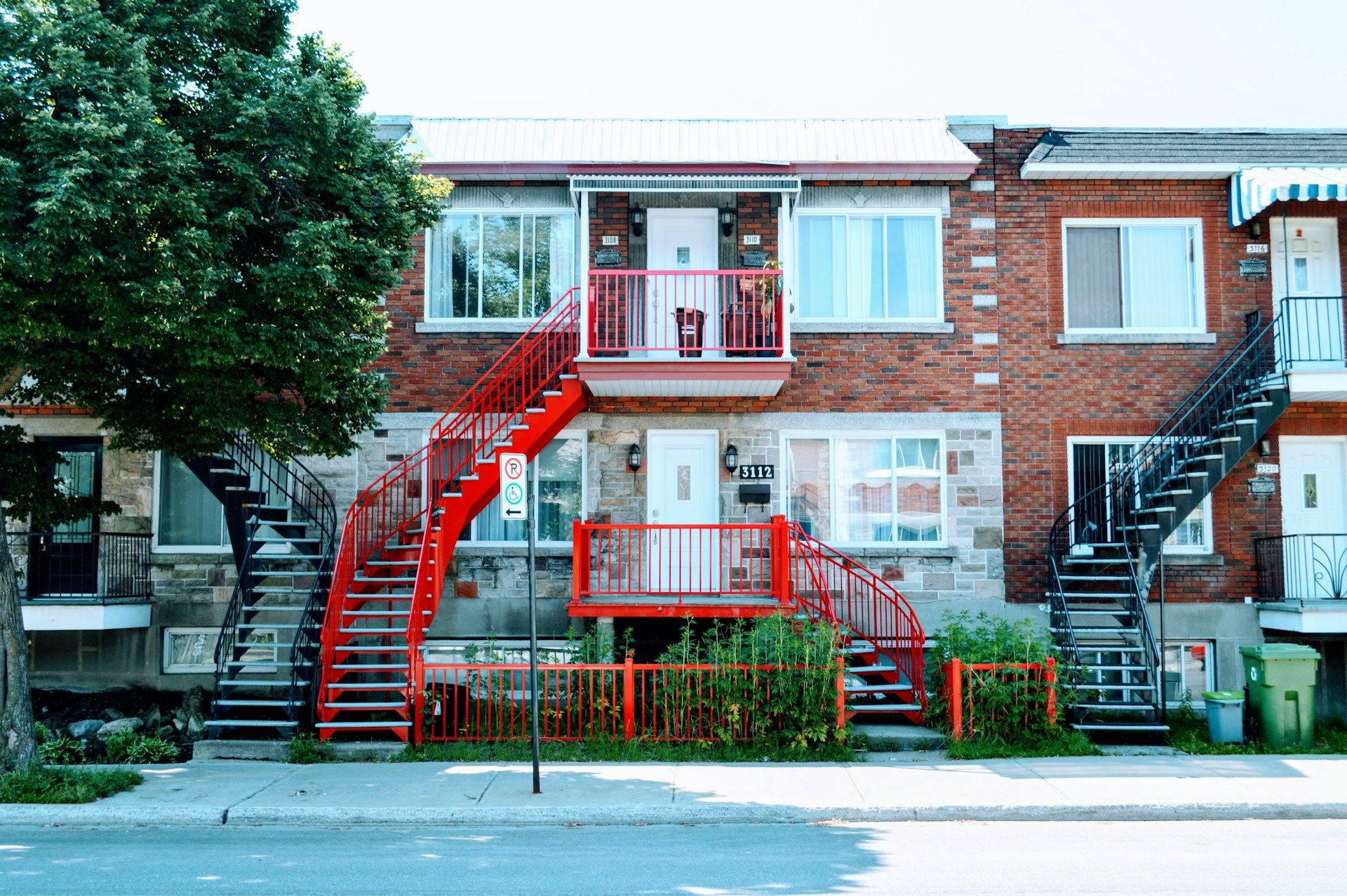 Multiple brick houses on one lot