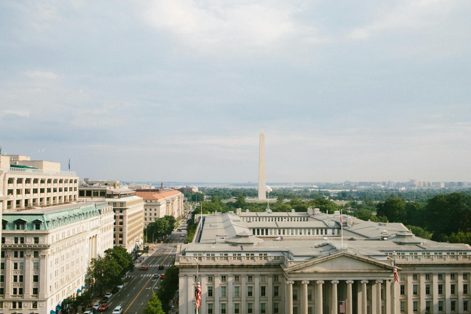 Grey Concrete Buildings in Washington DC