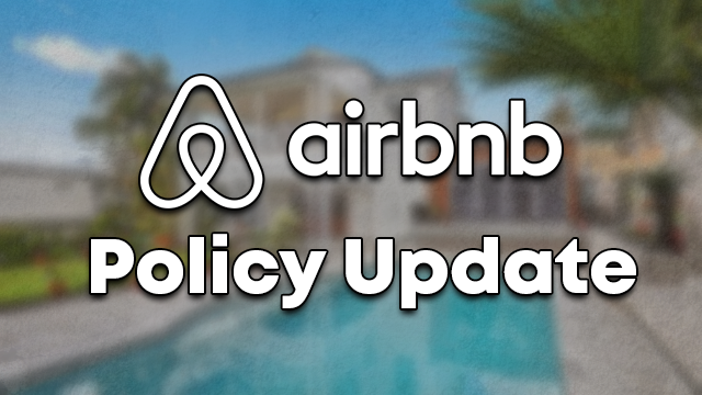 Airbnb policy update