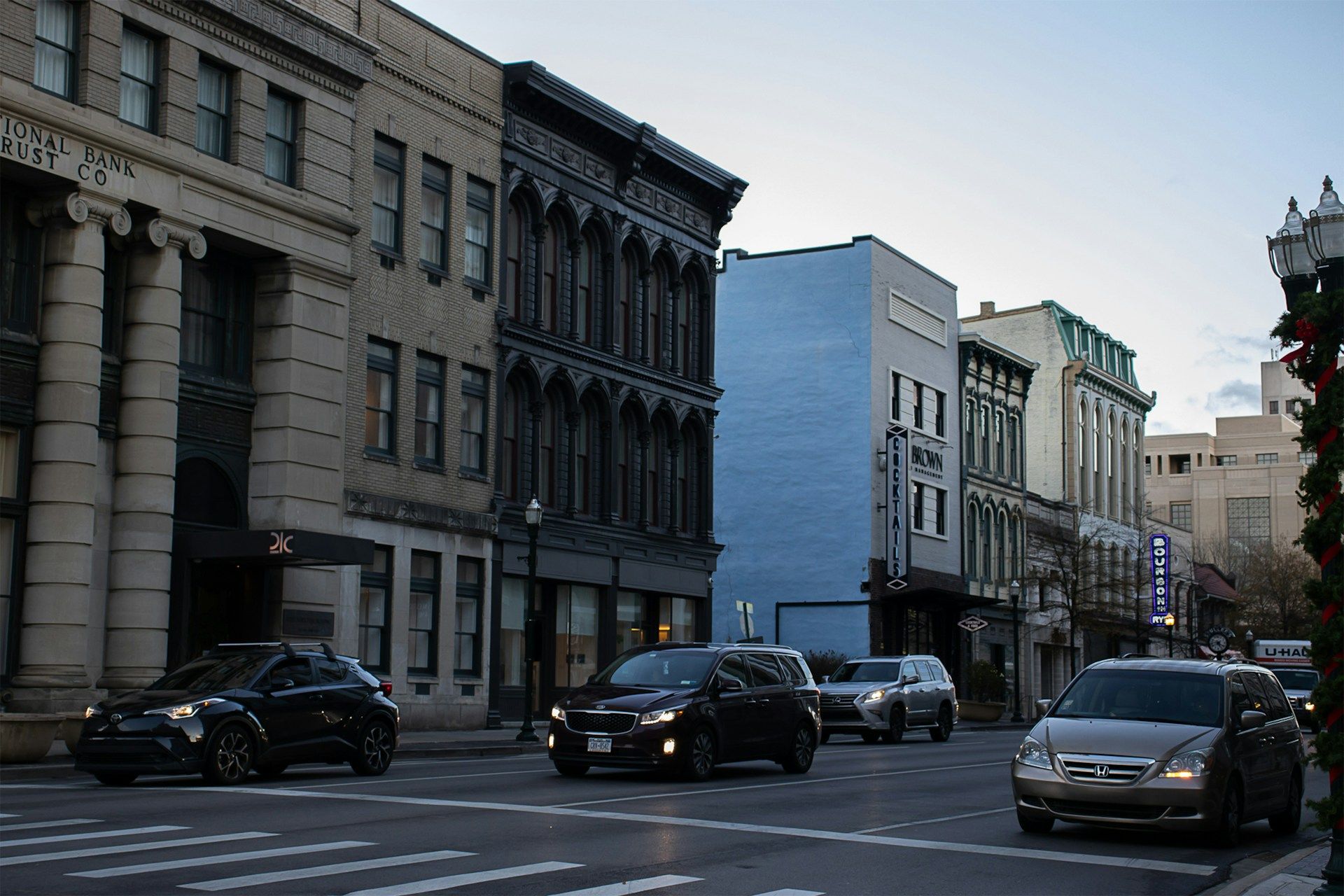 A photo of the streets of Lexington, Kentucky