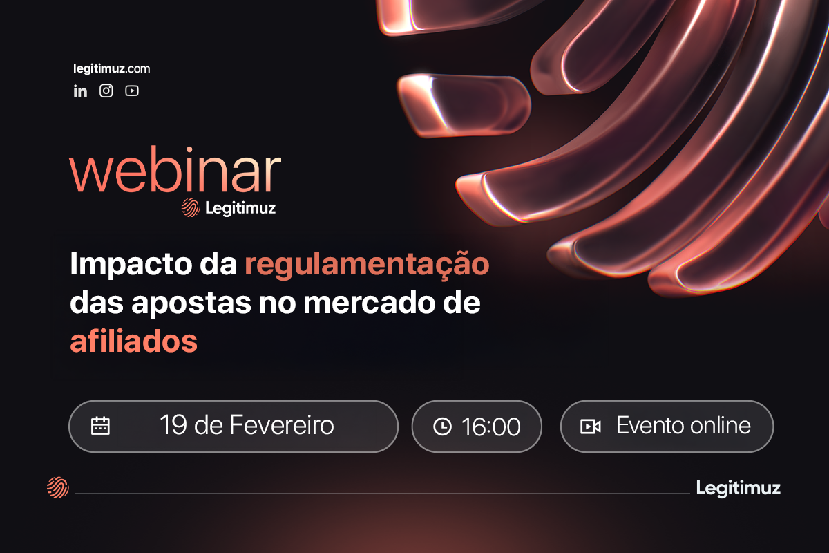 Novo webinário Legitimuz traz especialista em iGaming para debater regulamentação e afiliados