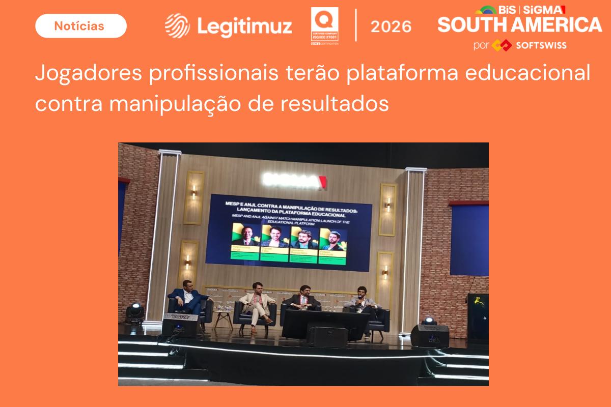 Jogadores profissionais terão plataforma educacional contra manipulação de resultados no futebol