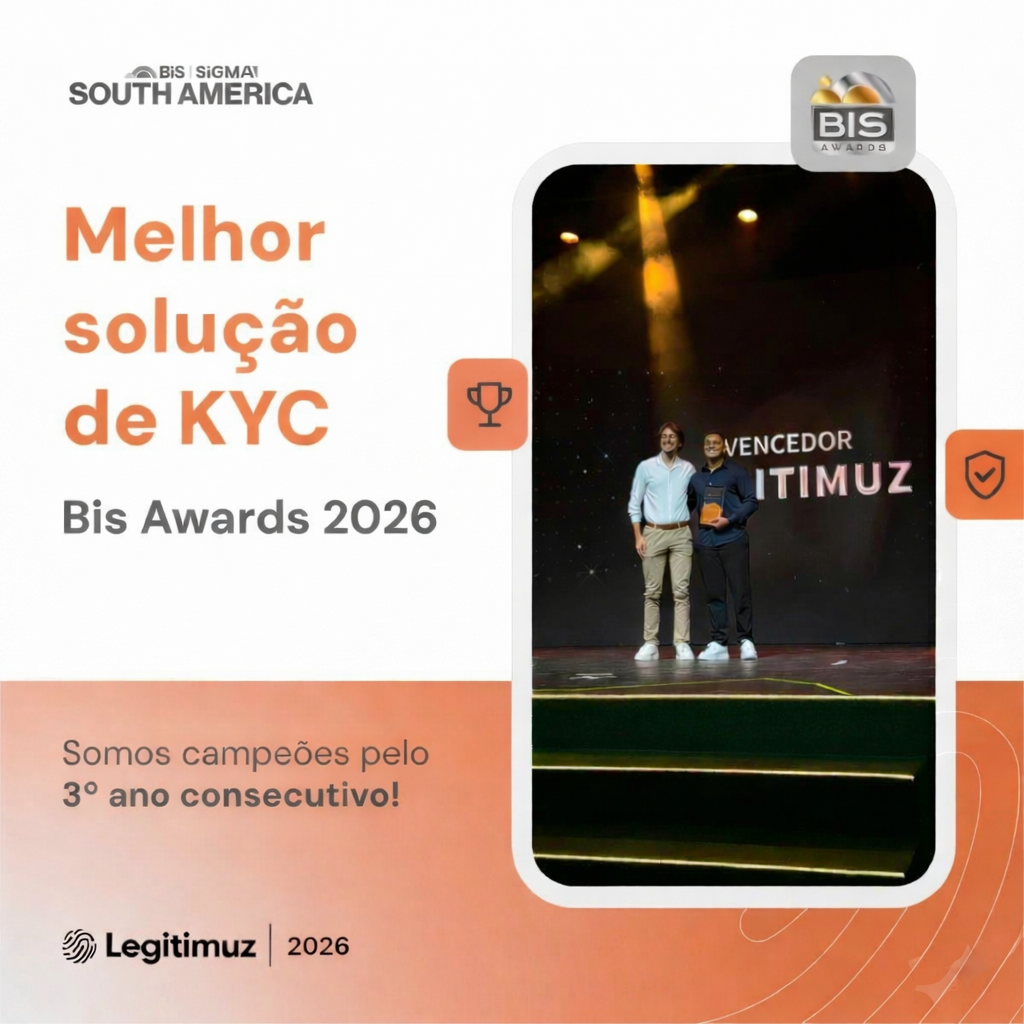 Legitimuz vence o BiS Awards 2026 com a melhor solução de KYC