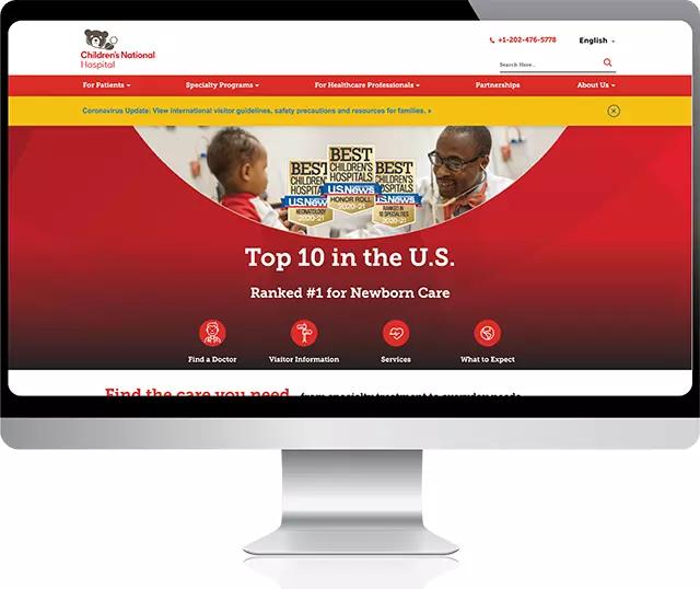 Children's National website