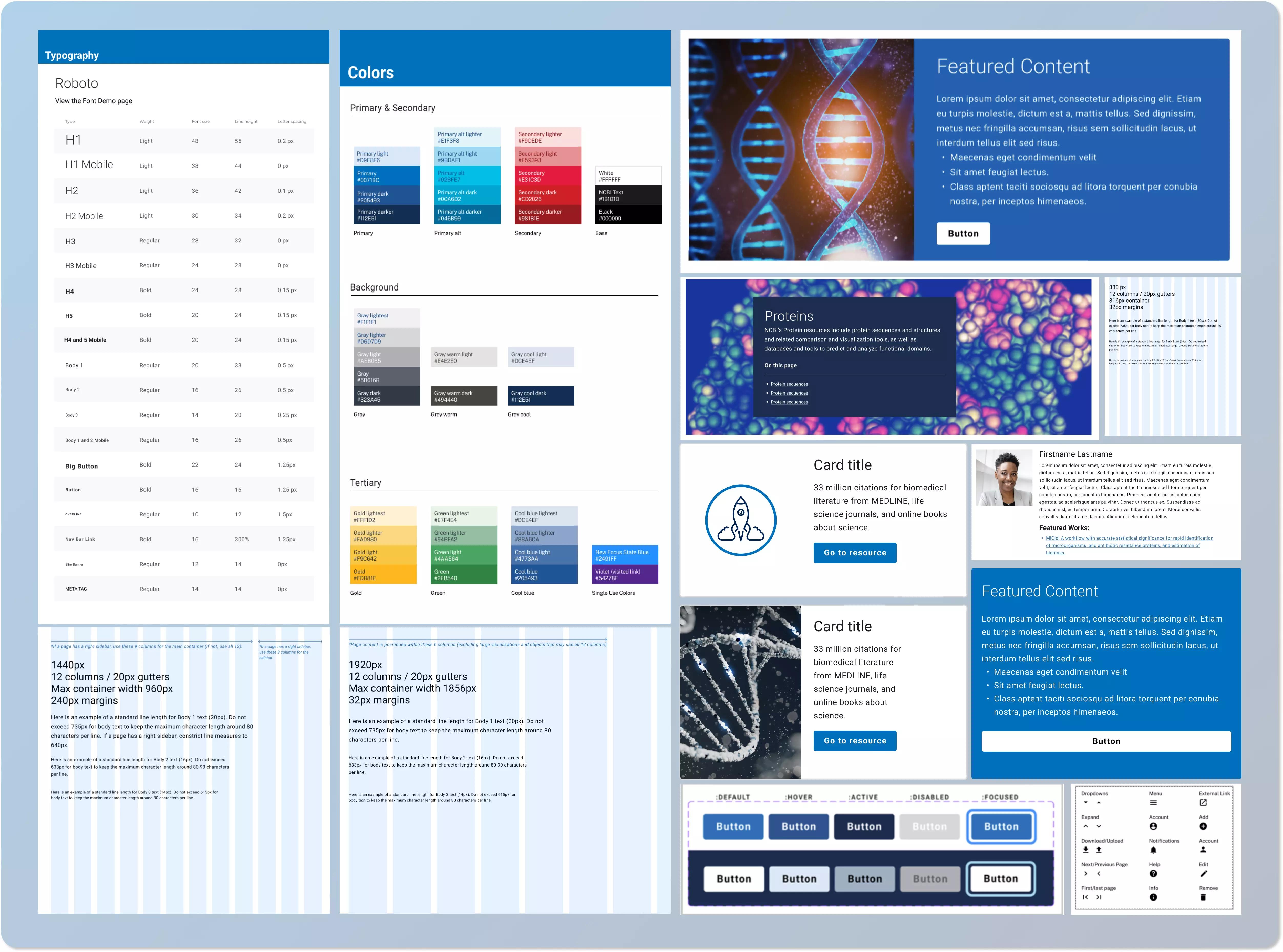 NIH NCBI Design System