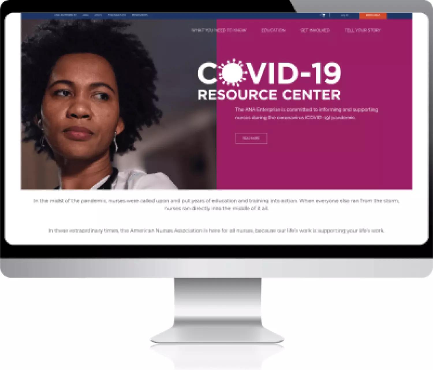 ANA website on desktop monitor