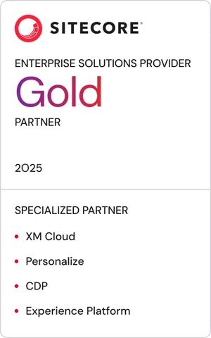 Sitecore Gold Level Enterprise Solutions Partner