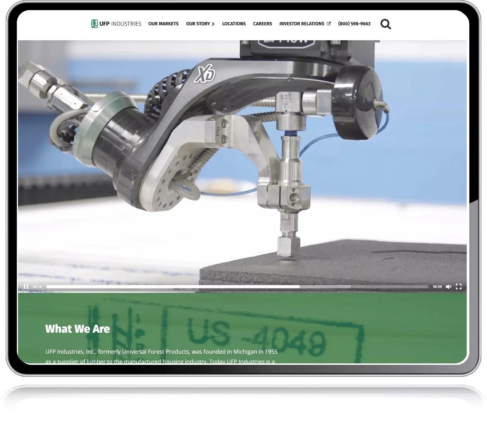 UFP Industries website