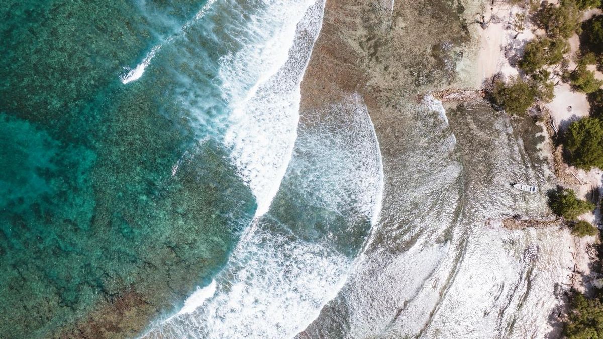 Olas en la playa