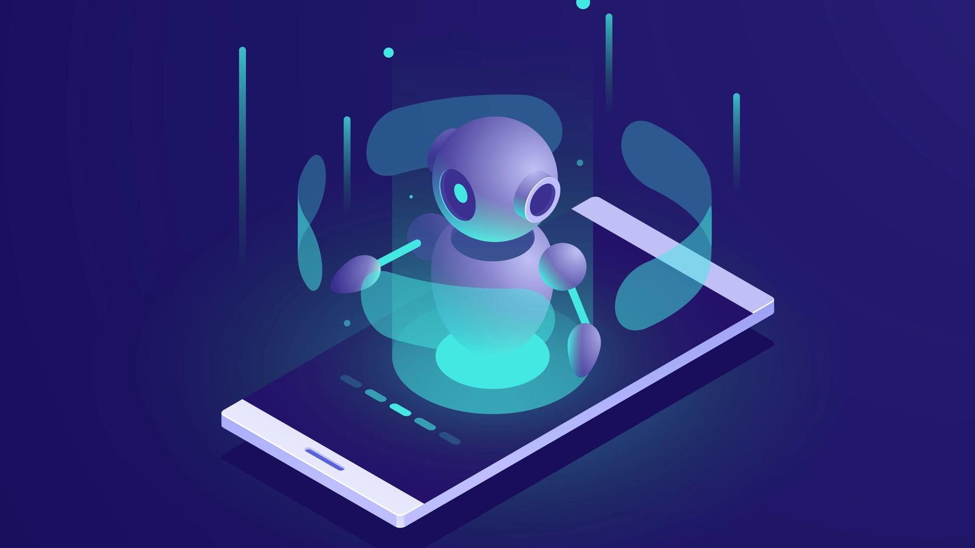 photo qui montre un Agent IA ou chatbot et quelles différences et que choisir
