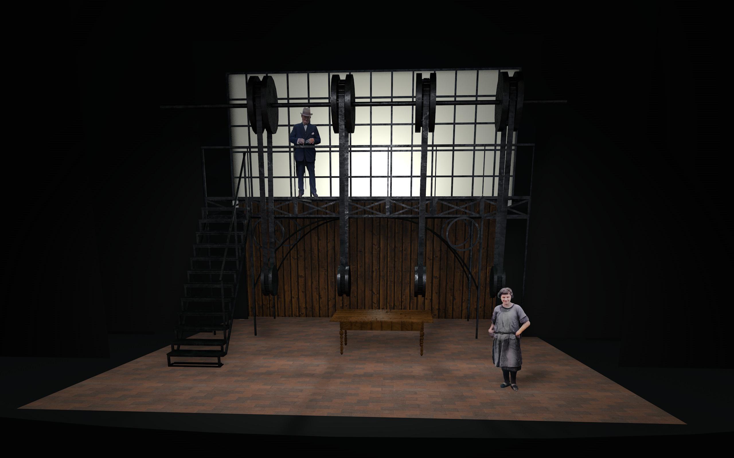 Ayudantía de Escenografía de Eduardo Moreno (Príamo) — 2