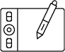 Drawing tablet support