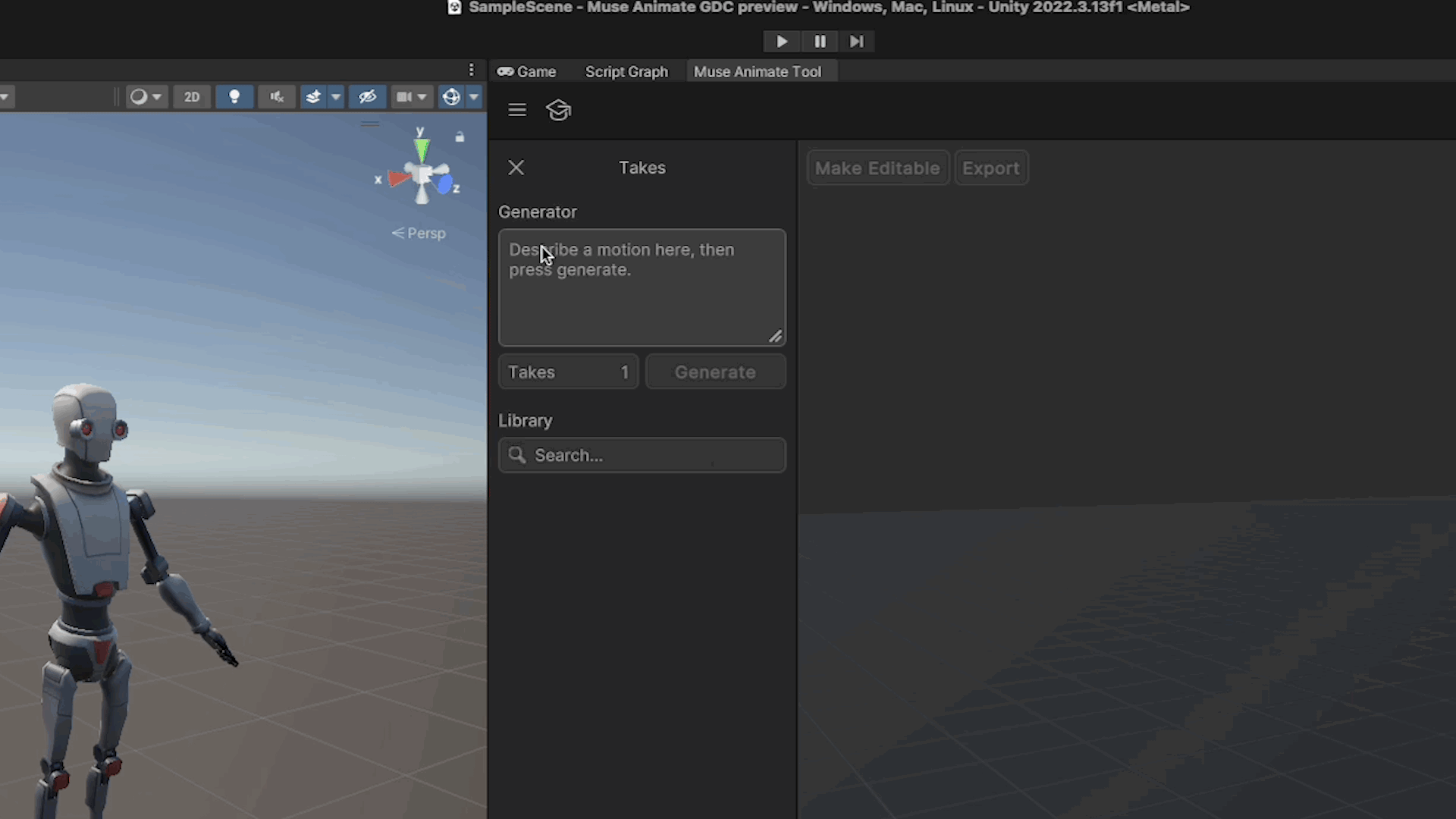 All Unity Muse capabilities are now available in the Editor, plus 3 new  updates