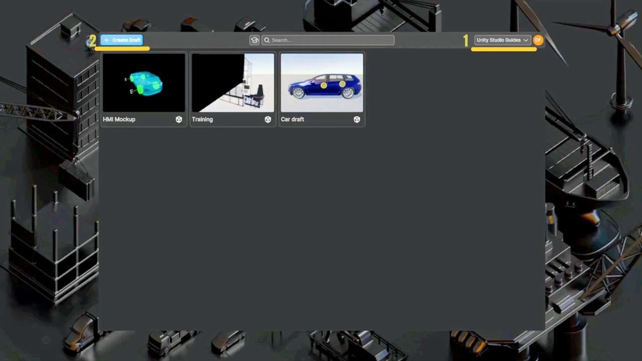 Unity Studio_초안 만들기_비코더를 위한 실시간 3D 가이드