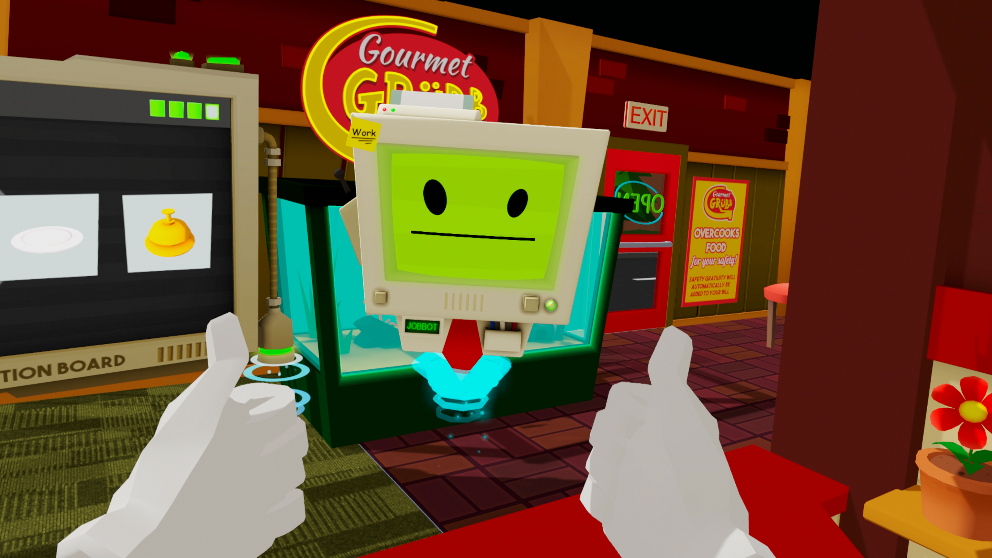 The gameplay elements in Job Simulator