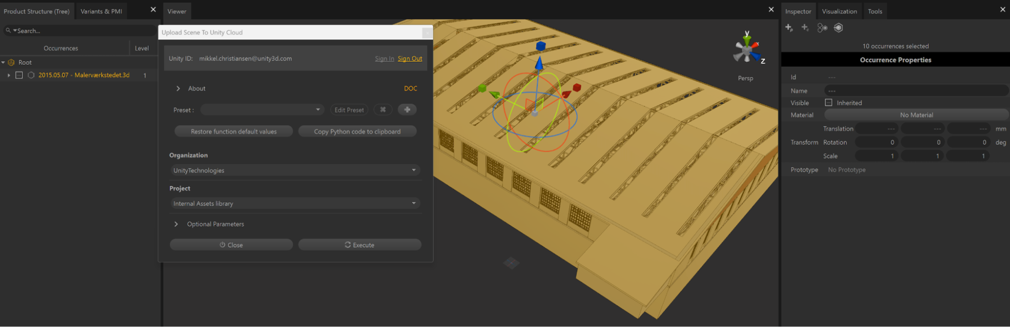 Pixyz Studioでのモードの洗練