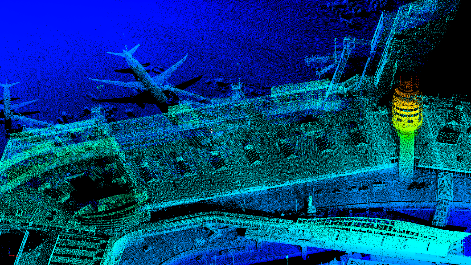 YVR’s digital twin created with 3D data including lidar and CAD