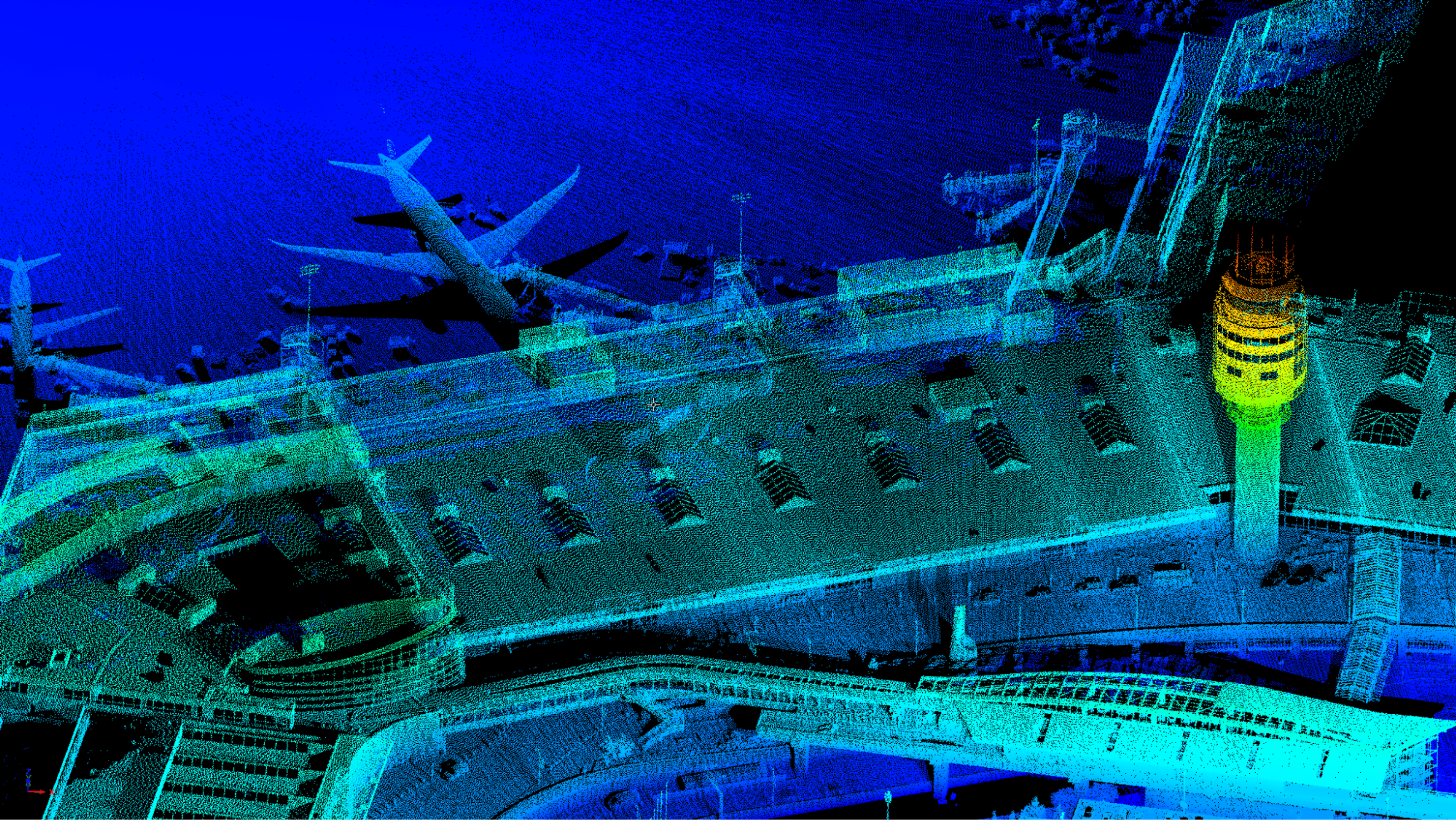 YVR’s digital twin created with 3D data including lidar and CAD