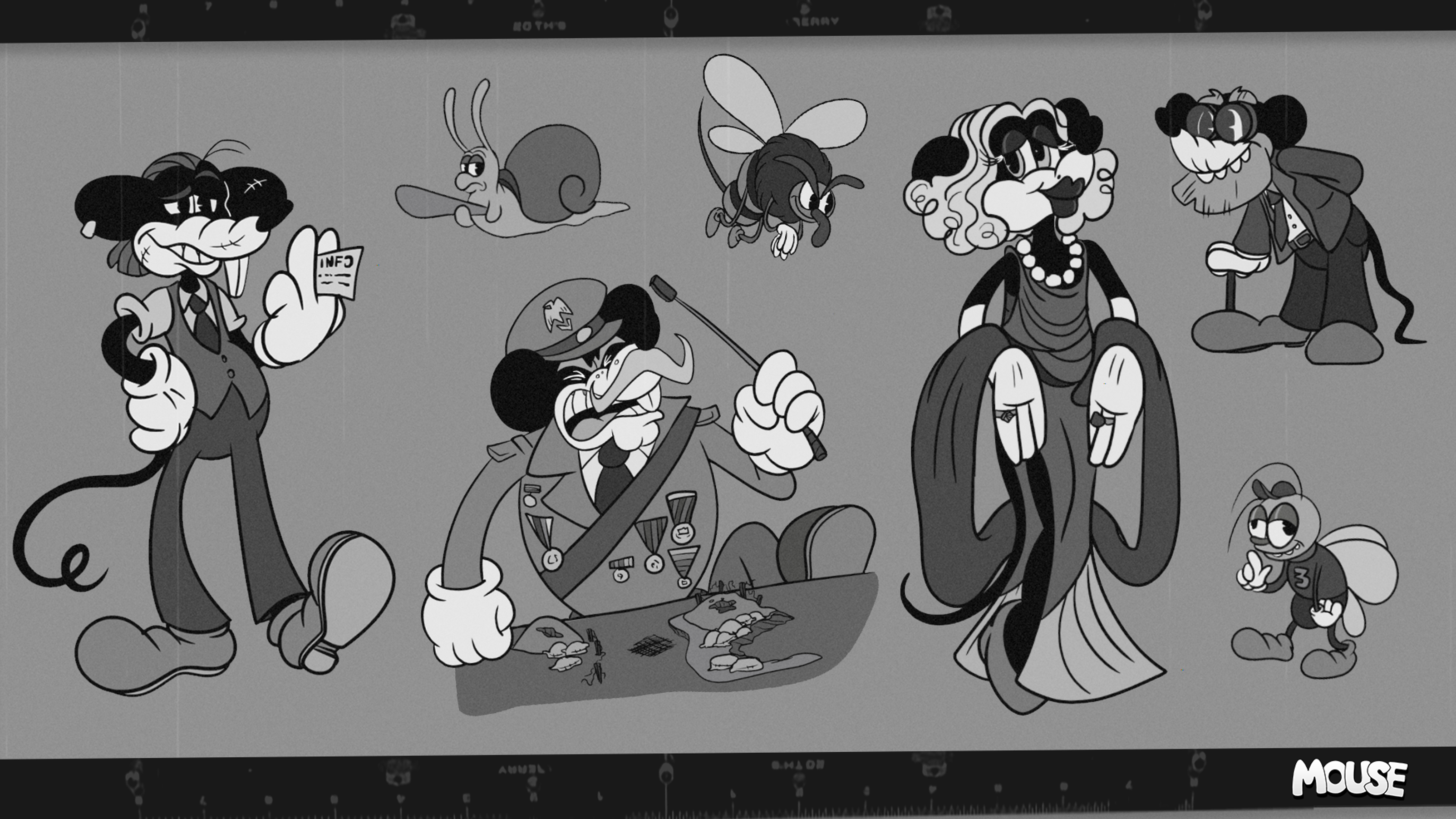 Arte conceptual de MOUSE: P.I. For Hire de Fumi Games, PlaySide Studios | Hecho con Unity.