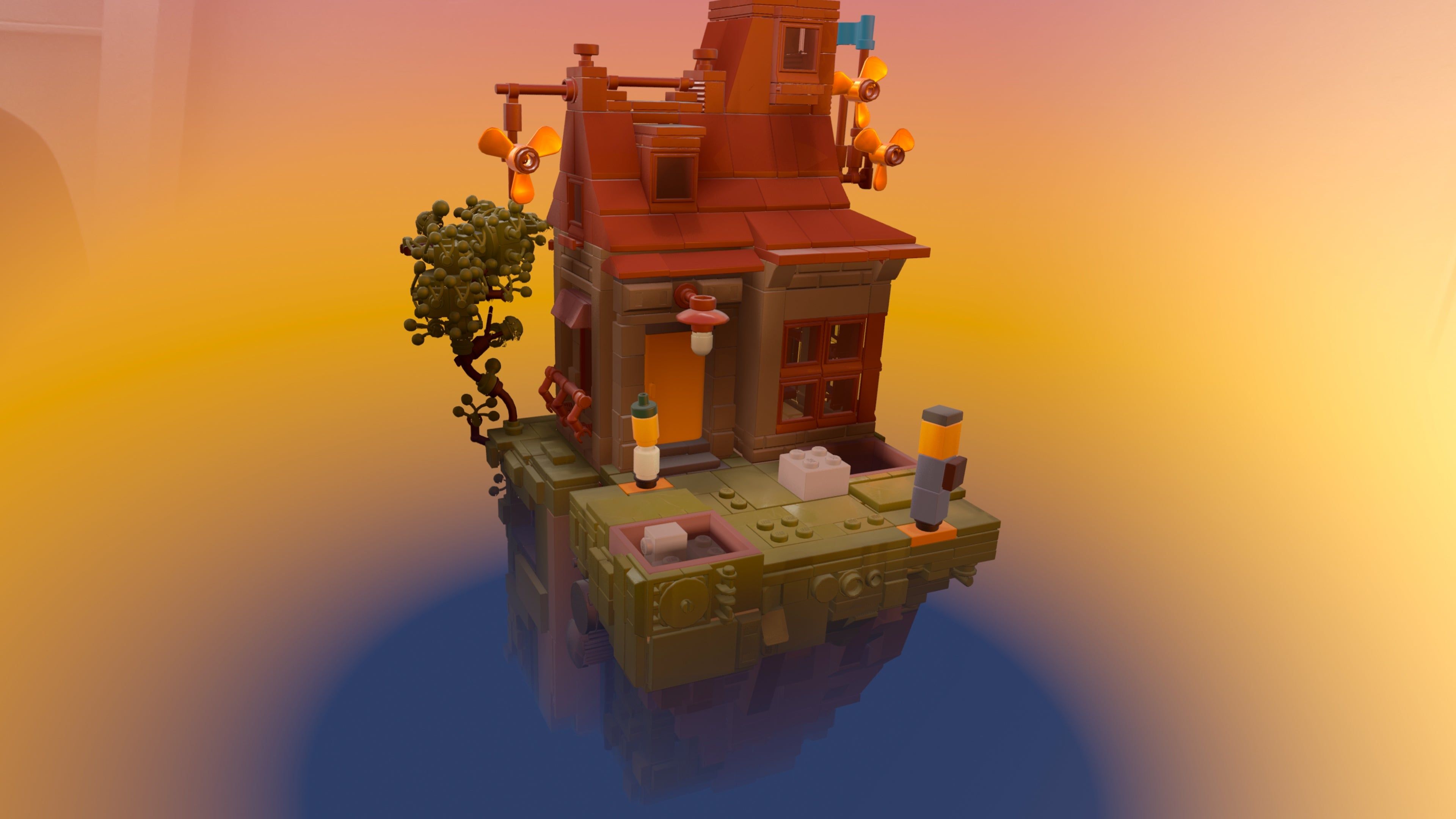 The gameplay elements in LEGO Builder’s Journey