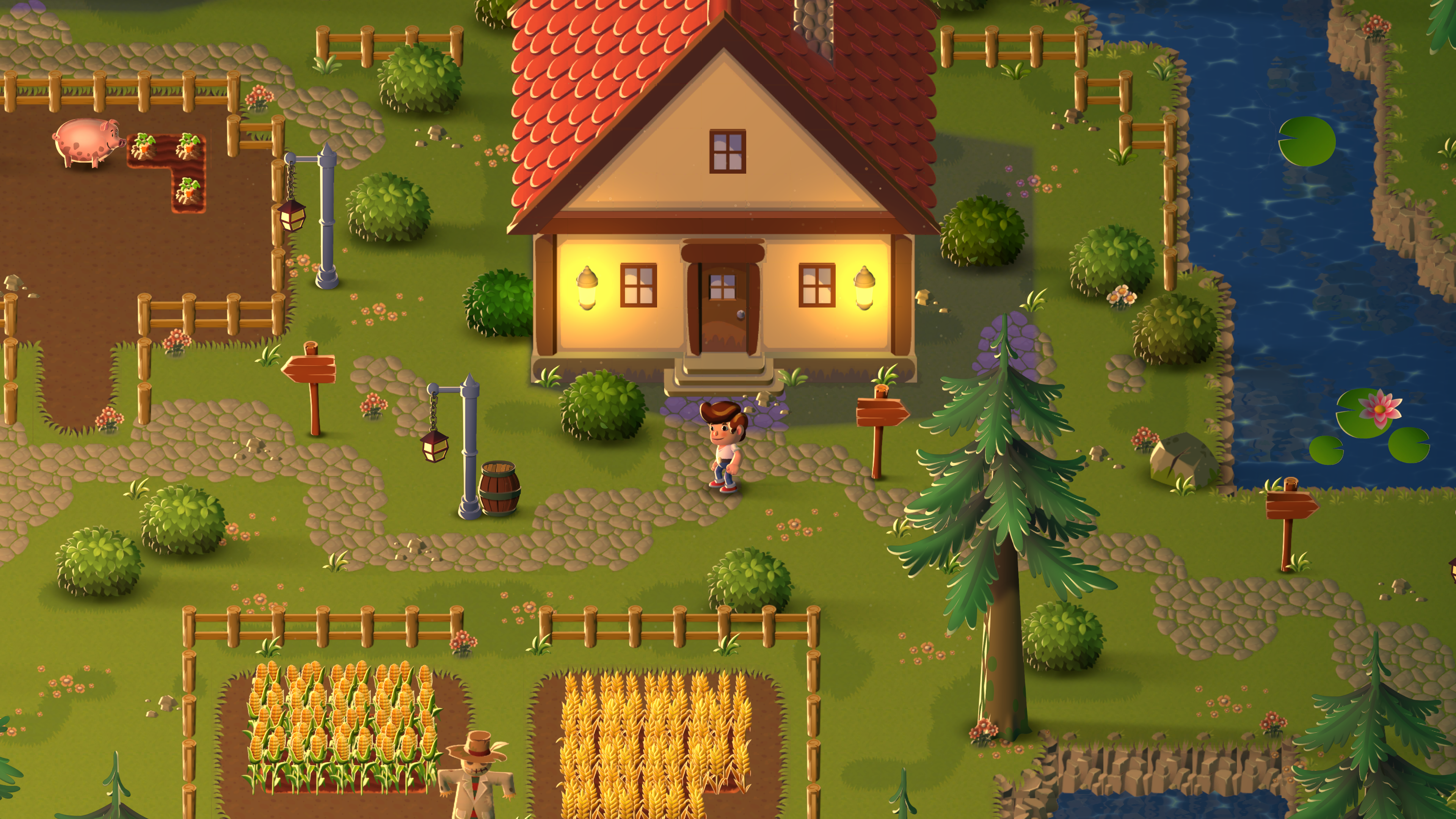 Happy Harvest 2D game