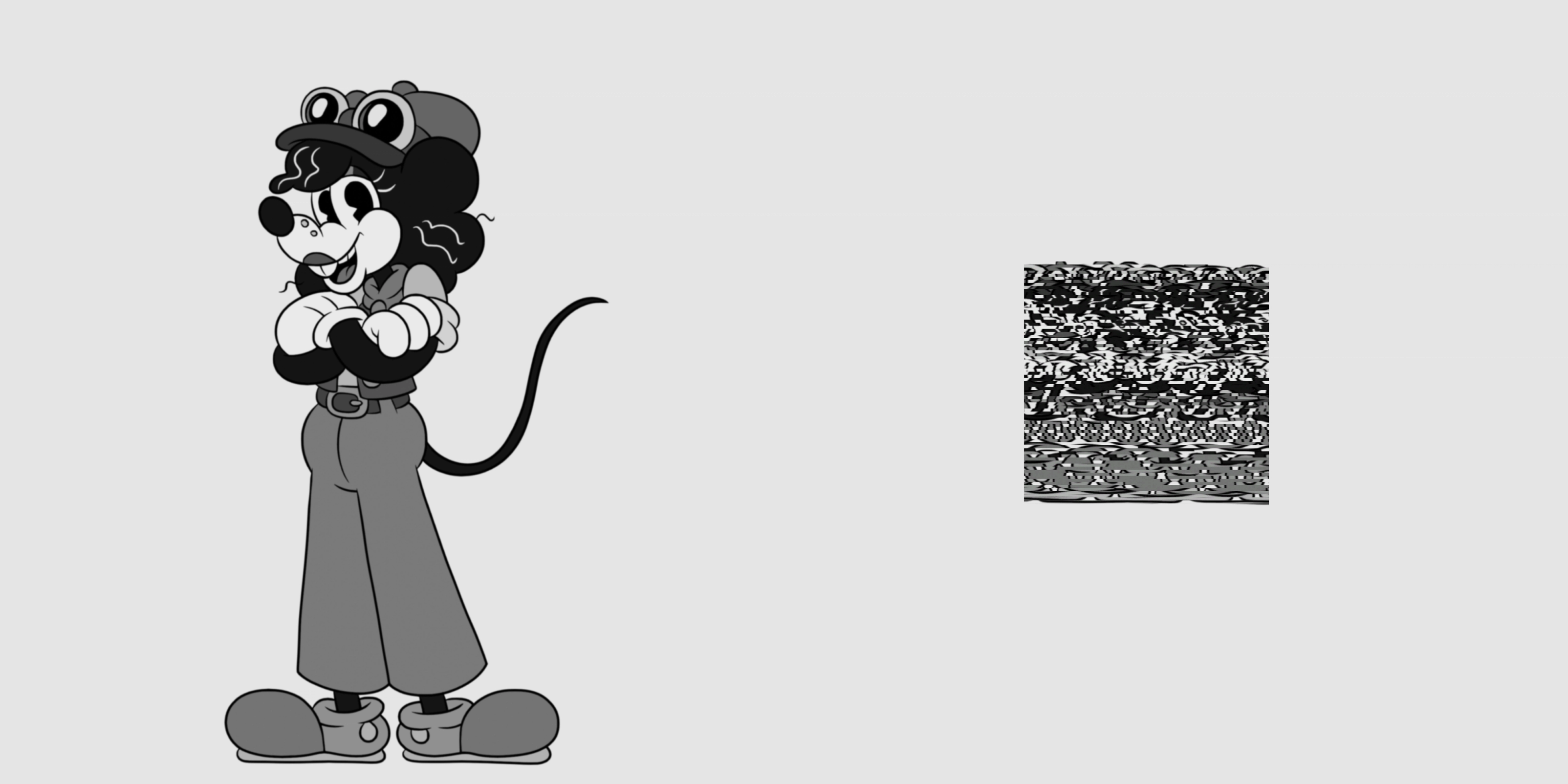 Tammy Tumbler y la textura Remap de su animación hablante.