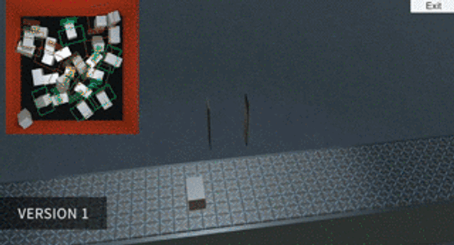 Progressive versions of the Cross Compass simulation.