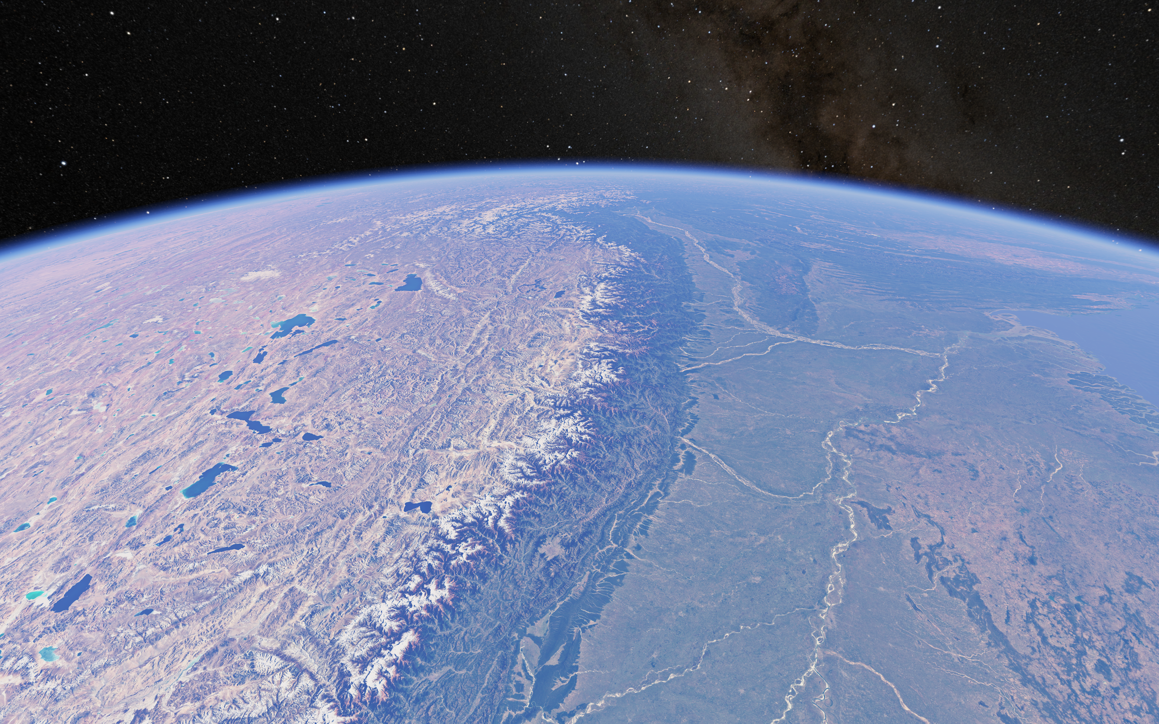 High altitude Google Maps XR