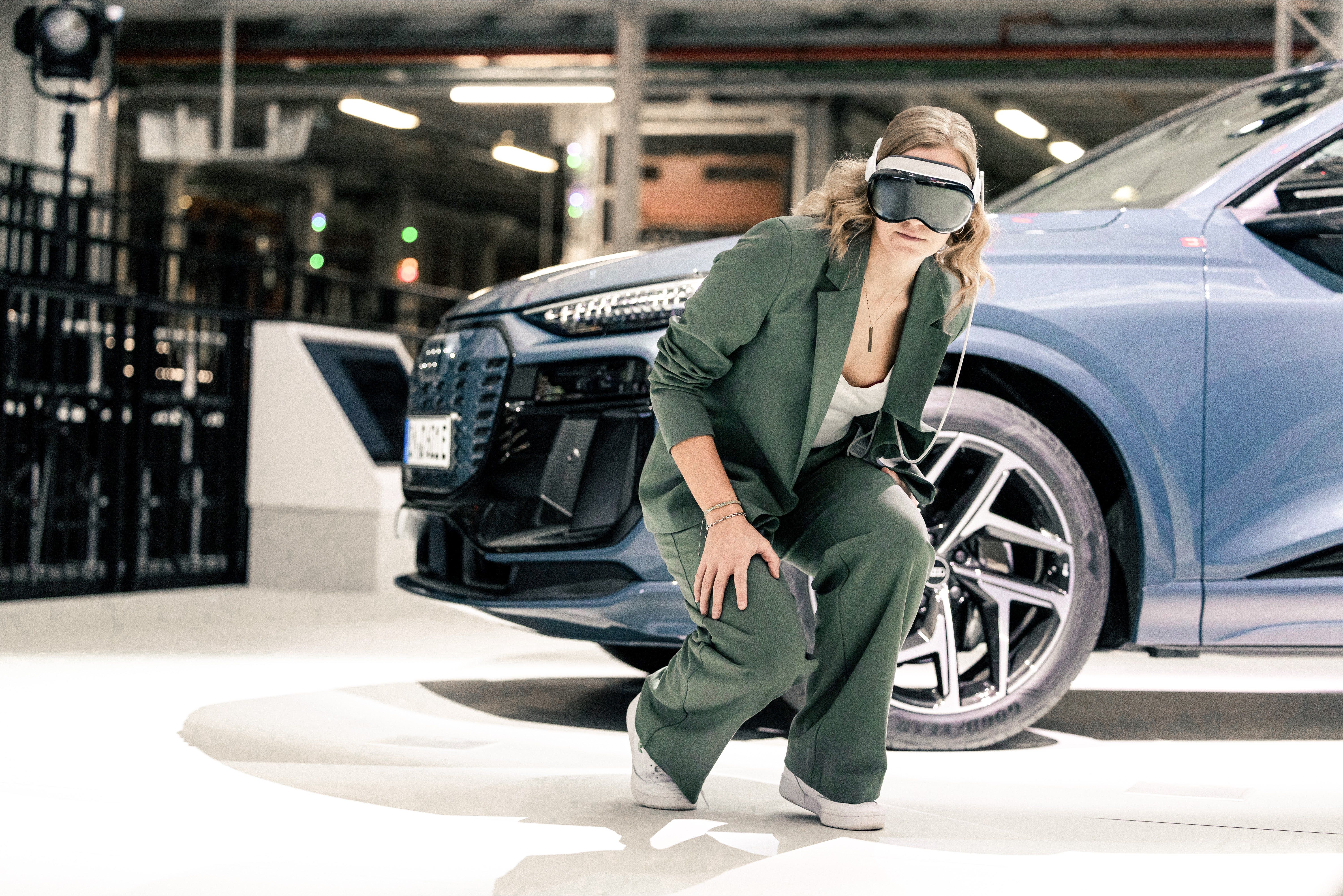 Audi car Apple Vision Pro 