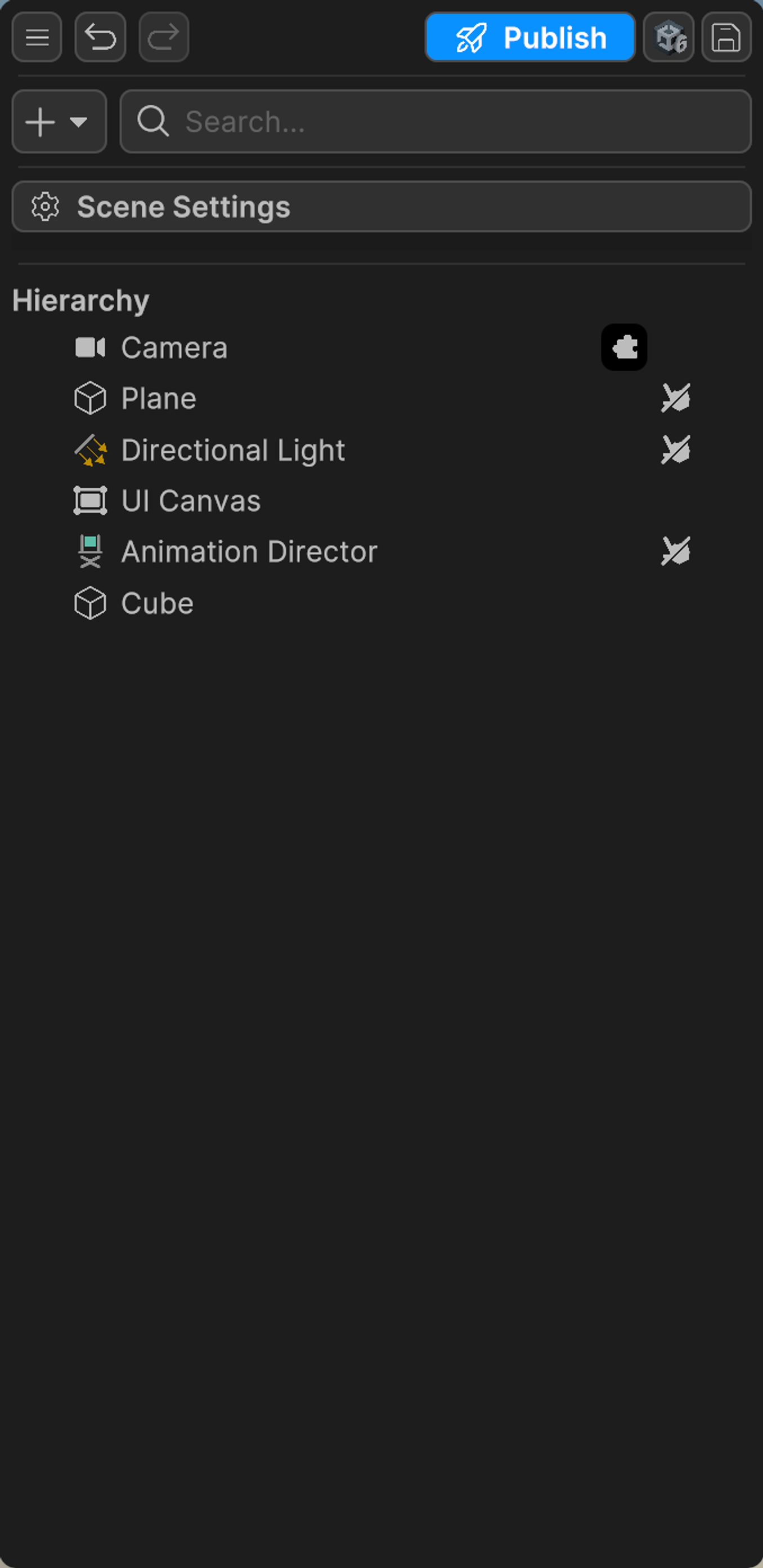 Unity Studio_계층 구조 패널
