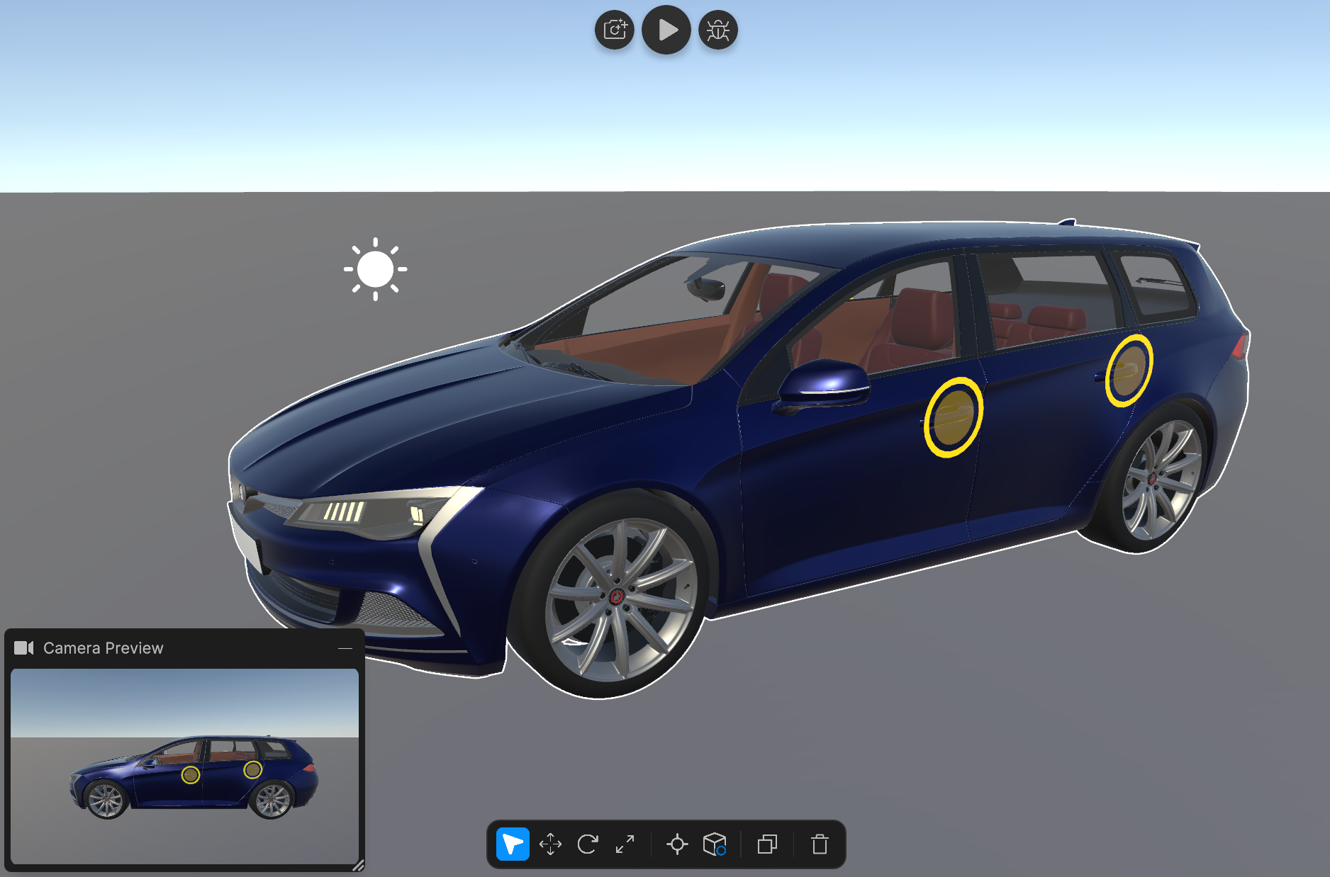 Unity Studio_씬 뷰에서 모든 것을 하나로 모으기