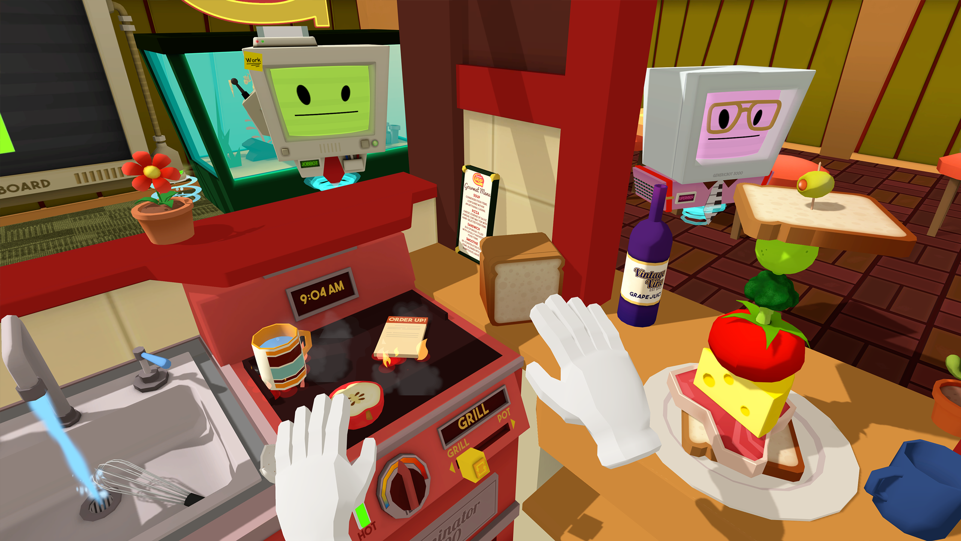 The gameplay elements in Job Simulator