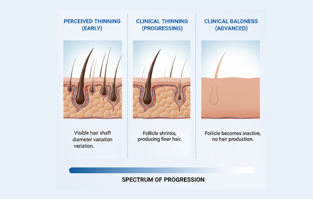 Spectrum of progression