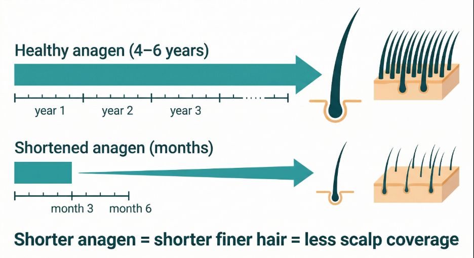 Anagen phase of hair cycle