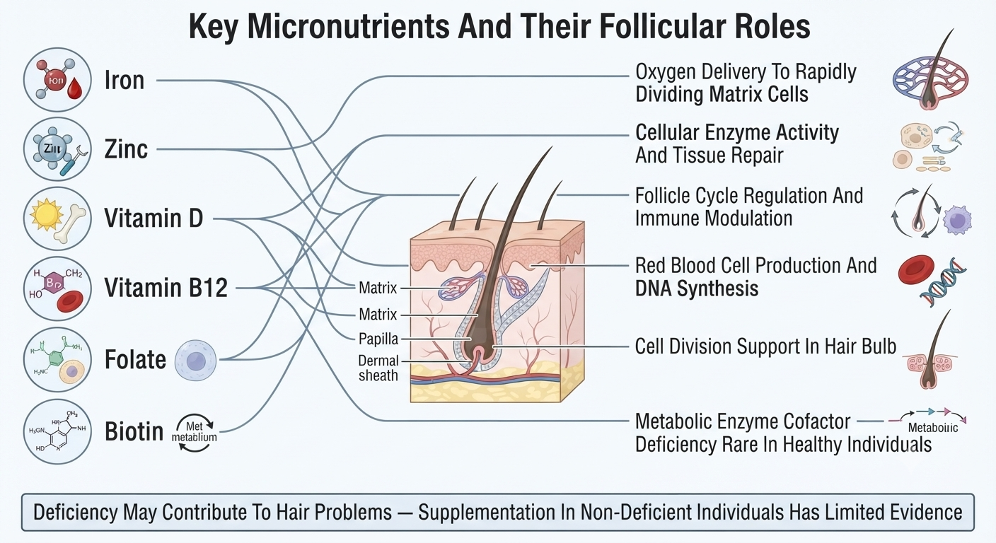 Nutrient-to-follicle function mapping diagram