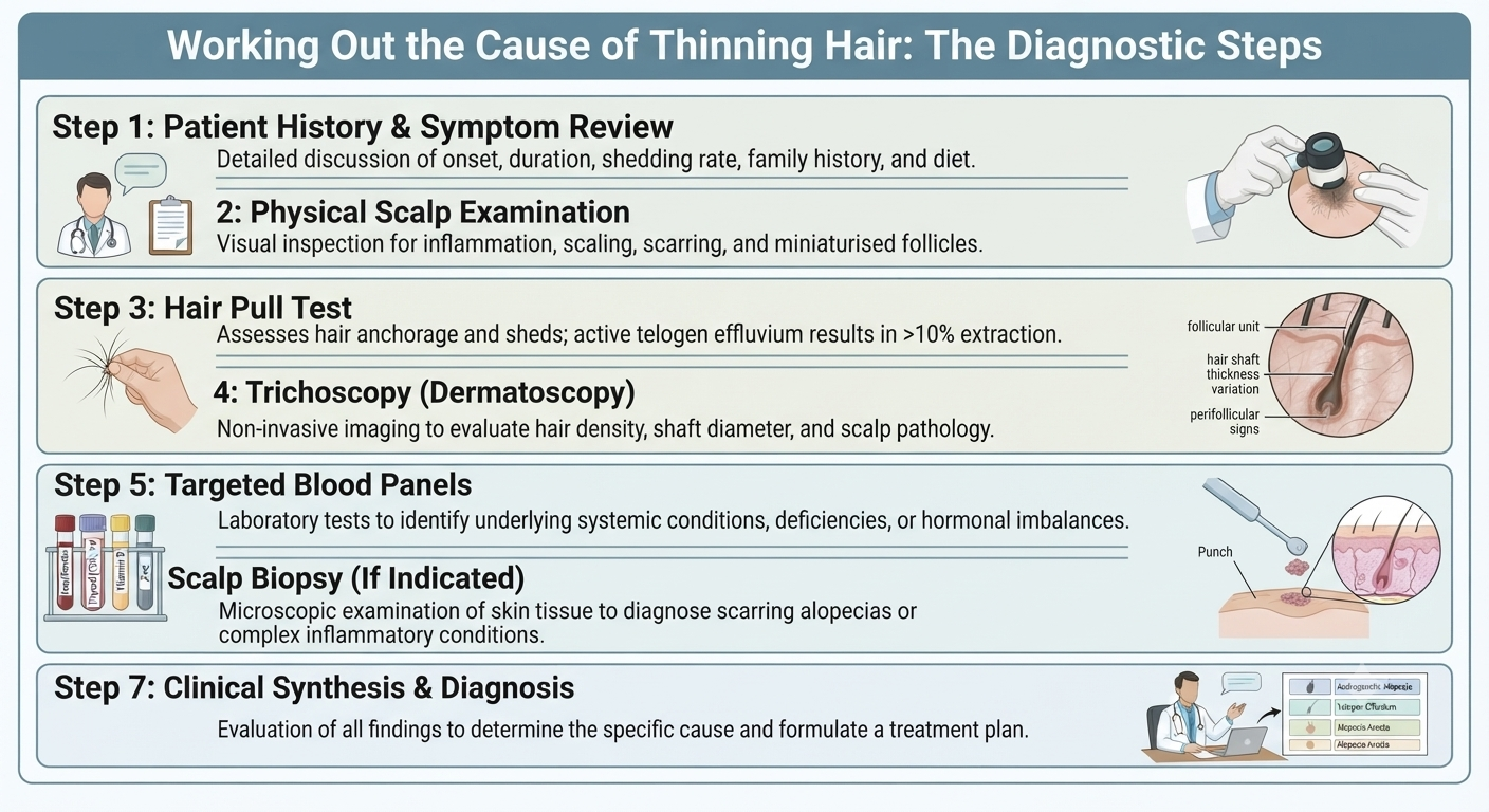 Summary seven-step diagnostic framework diagram