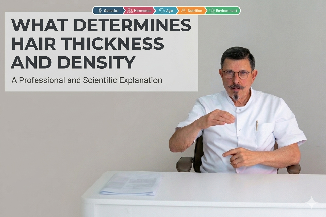 Understanding what determines hair thickness and density